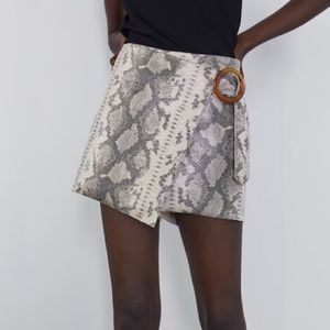 Zara Faux Suede Shorts